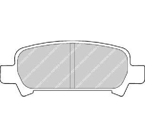 Set placute frana,frana disc FERODO FDB1333 Set placute frana,frana disc FERODO FDB1333