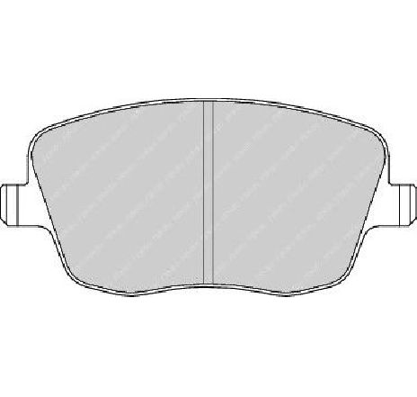 Set placute frana,frana disc FERODO FDB1419 Set placute frana,frana disc FERODO FDB1419