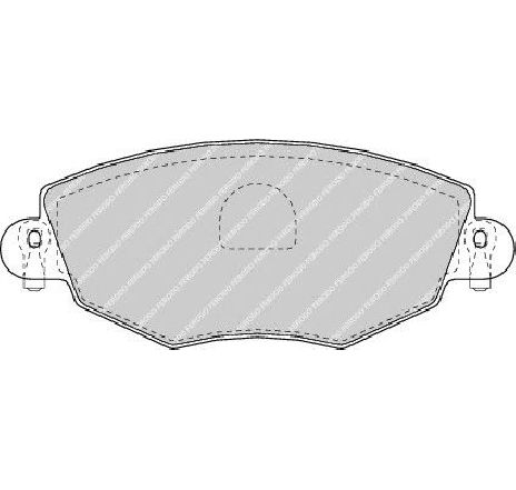 Set placute frana,frana disc FERODO FDB1425 Set placute frana,frana disc FERODO FDB1425
