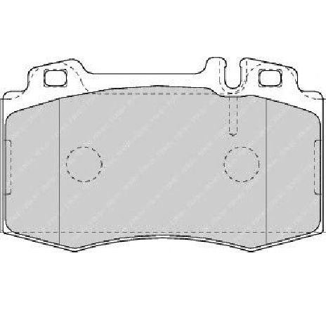Set placute frana,frana disc FERODO FDB1426 Set placute frana,frana disc FERODO FDB1426