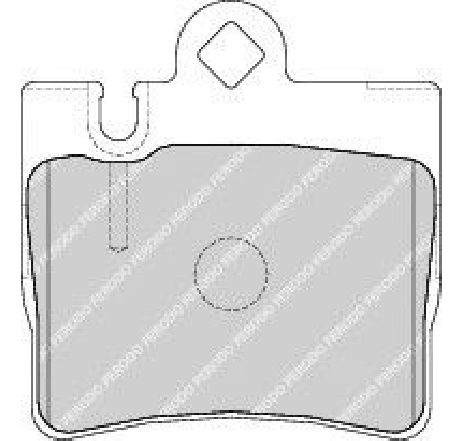 Set placute frana,frana disc FERODO FDB1427 Set placute frana,frana disc FERODO FDB1427