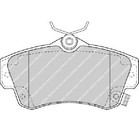 Set placute frana,frana disc FERODO FDB1442 Set placute frana,frana disc FERODO FDB1442
