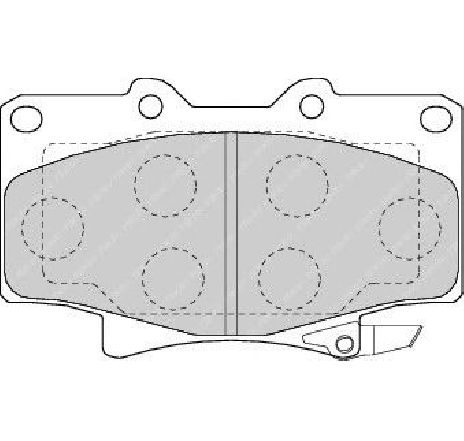 Set placute frana,frana disc FERODO FDB1502 Set placute frana,frana disc FERODO FDB1502
