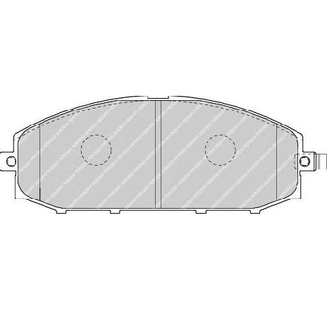 Set placute frana,frana disc FERODO FDB1577 Set placute frana,frana disc FERODO FDB1577