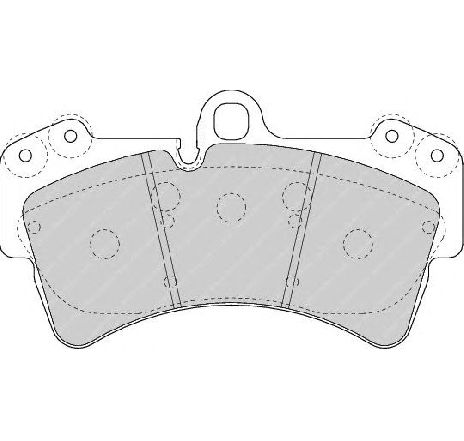 Set placute frana,frana disc FERODO FDB1626 Set placute frana,frana disc FERODO FDB1626