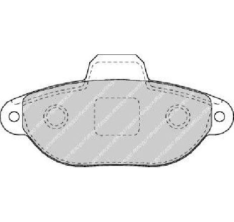 Set placute frana,frana disc FERODO FDB1630 Set placute frana,frana disc FERODO FDB1630