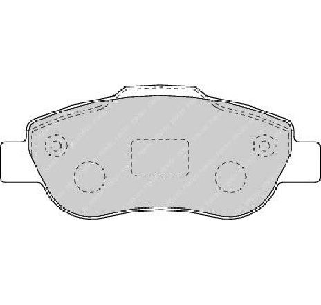 Set placute frana,frana disc FERODO FDB1652 Set placute frana,frana disc FERODO FDB1652
