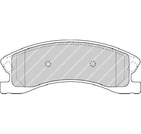 Set placute frana,frana disc FERODO FDB1659 Set placute frana,frana disc FERODO FDB1659