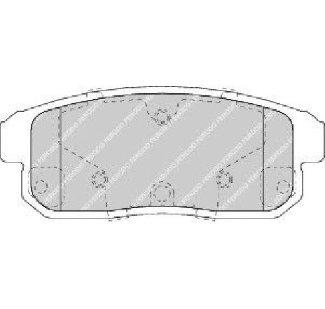 Set placute frana,frana disc FERODO FDB1759 Set placute frana,frana disc FERODO FDB1759