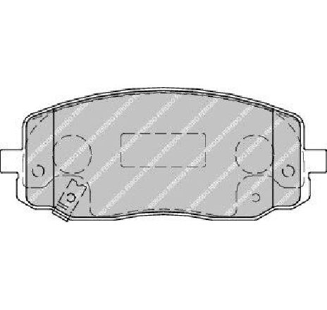 Set placute frana,frana disc FERODO FDB1783 Set placute frana,frana disc FERODO FDB1783