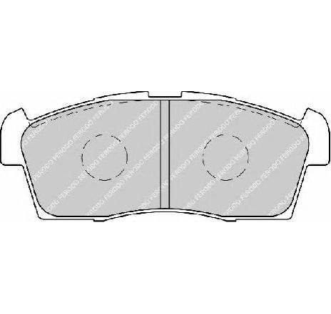 Set placute frana,frana disc FERODO FDB1812 Set placute frana,frana disc FERODO FDB1812