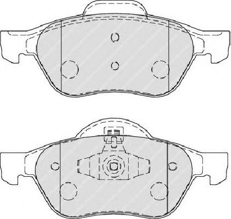 Set placute frana,frana disc FERODO FDB1866 Set placute frana,frana disc FERODO FDB1866