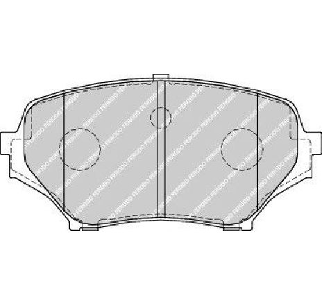 Set placute frana,frana disc FERODO FDB1893 Set placute frana,frana disc FERODO FDB1893