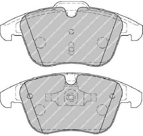 Set placute frana,frana disc FERODO FDB1897 Set placute frana,frana disc FERODO FDB1897