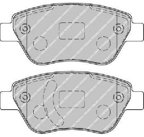 Set placute frana,frana disc FERODO FDB1920 Set placute frana,frana disc FERODO FDB1920