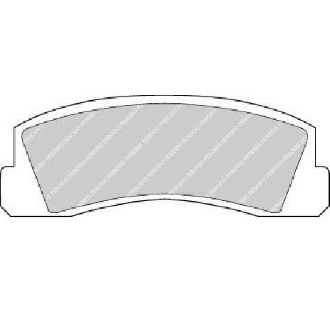 Set placute frana,frana disc FERODO FDB195 Set placute frana,frana disc FERODO FDB195
