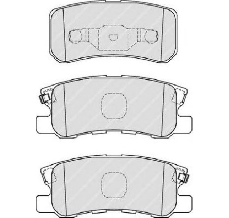 Set placute frana,frana disc FERODO FDB1992 Set placute frana,frana disc FERODO FDB1992