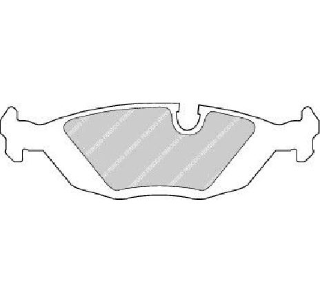 Set placute frana,frana disc FERODO FDB296 Set placute frana,frana disc FERODO FDB296