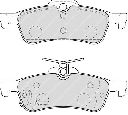 Set placute frana,frana disc FERODO FDB4041