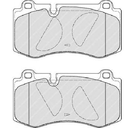 Set placute frana,frana disc FERODO FDB4055 Set placute frana,frana disc FERODO FDB4055