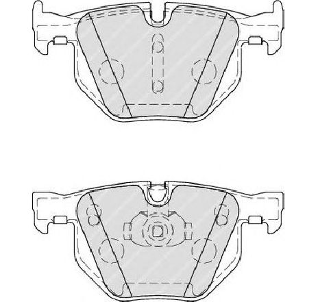 Set placute frana,frana disc FERODO FDB4067 Set placute frana,frana disc FERODO FDB4067