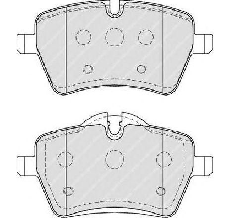 Set placute frana,frana disc FERODO FDB4080 Set placute frana,frana disc FERODO FDB4080