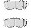 Set placute frana,frana disc FERODO FDB4187