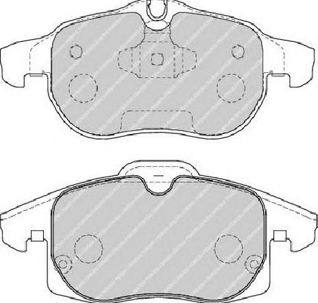 Set placute frana,frana disc FERODO FDB4188 Set placute frana,frana disc FERODO FDB4188