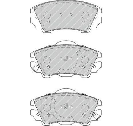 Set placute frana,frana disc FERODO FDB4208 Set placute frana,frana disc FERODO FDB4208