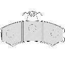 Set placute frana,frana disc FERODO FDB4225