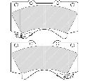 Set placute frana,frana disc FERODO FDB4229