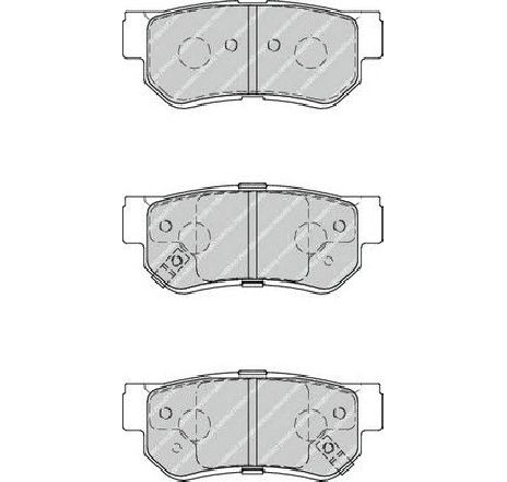 Set placute frana,frana disc FERODO FDB4247 Set placute frana,frana disc FERODO FDB4247