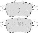 Set placute frana,frana disc FERODO FDB4249