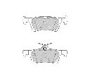 Set placute frana,frana disc FERODO FDB4695