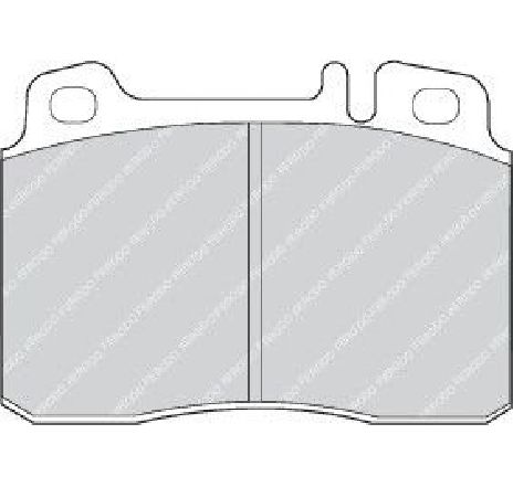 Set placute frana,frana disc FERODO FDB646 Set placute frana,frana disc FERODO FDB646