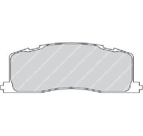 Set placute frana,frana disc FERODO FDB931 Set placute frana,frana disc FERODO FDB931