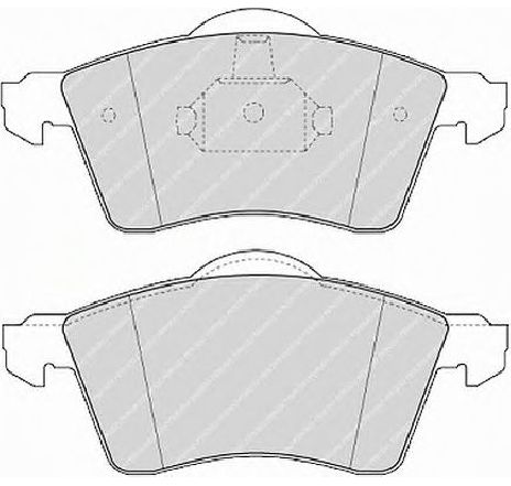 Set placute frana,frana disc FERODO FSL1163 Set placute frana,frana disc FERODO FSL1163