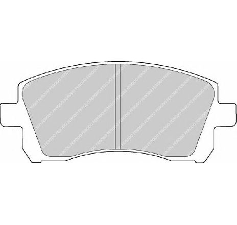 Set placute frana,frana disc FERODO FSL1327 Set placute frana,frana disc FERODO FSL1327