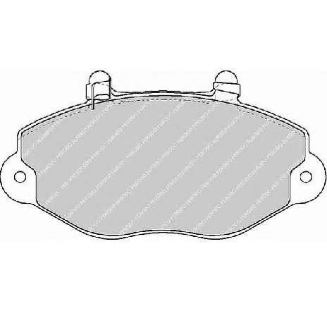 Set placute frana,frana disc FERODO FSL1339 Set placute frana,frana disc FERODO FSL1339