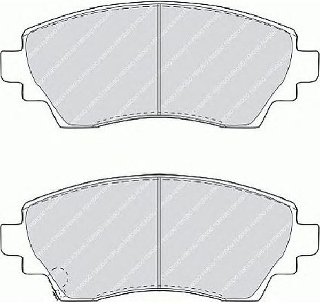 Set placute frana,frana disc FERODO FSL1391 Set placute frana,frana disc FERODO FSL1391