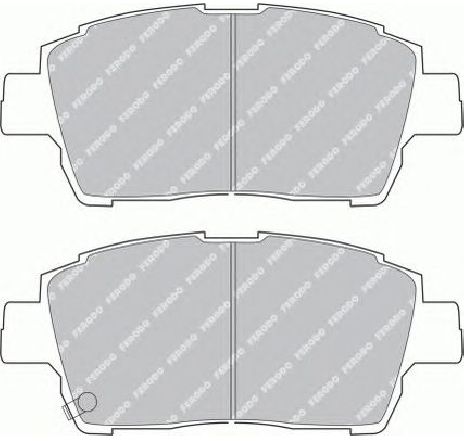 Set placute frana,frana disc FERODO FSL1392 Set placute frana,frana disc FERODO FSL1392
