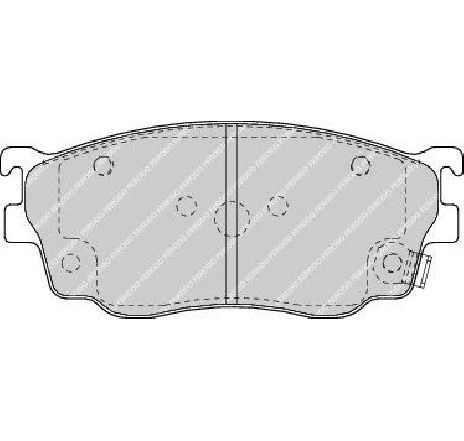 Set placute frana,frana disc FERODO FSL1557 Set placute frana,frana disc FERODO FSL1557