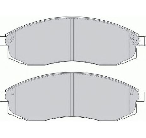 Set placute frana,frana disc FERODO FSL1646 Set placute frana,frana disc FERODO FSL1646