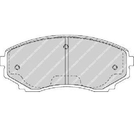 Set placute frana,frana disc FERODO FSL1757 Set placute frana,frana disc FERODO FSL1757