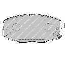 Set placute frana,frana disc FERODO FSL1869</br>Piesa auto pentru KIA CEE'D SW (ED)  2.0 CRDi 140