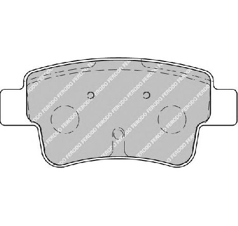 Set placute frana,frana disc FERODO FSL1922 Set placute frana,frana disc FERODO FSL1922