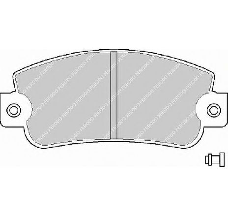 Set placute frana,frana disc FERODO FSL346 Set placute frana,frana disc FERODO FSL346