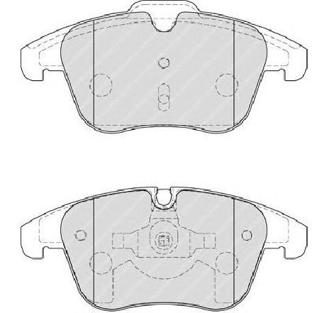 Set placute frana,frana disc FERODO FSL4160 Set placute frana,frana disc FERODO FSL4160