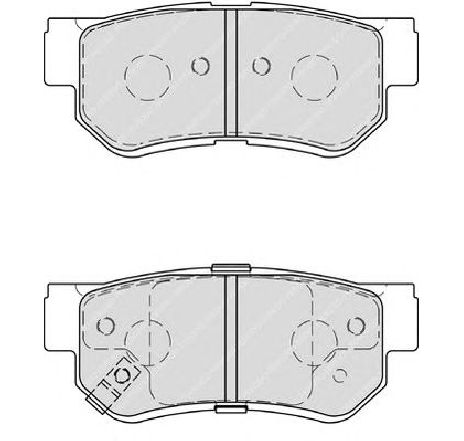 Set placute frana,frana disc FERODO FSL4247 Set placute frana,frana disc FERODO FSL4247