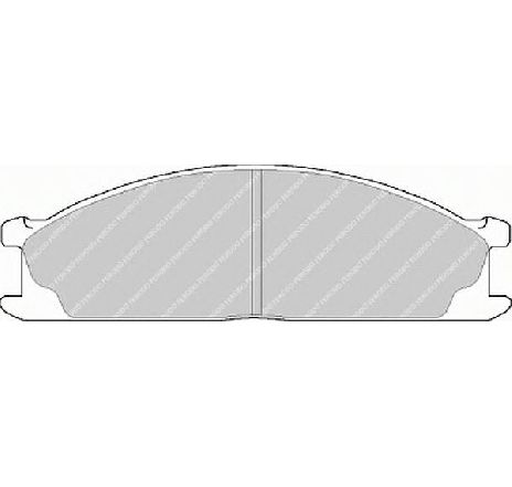 Set placute frana,frana disc FERODO FSL641 Set placute frana,frana disc FERODO FSL641